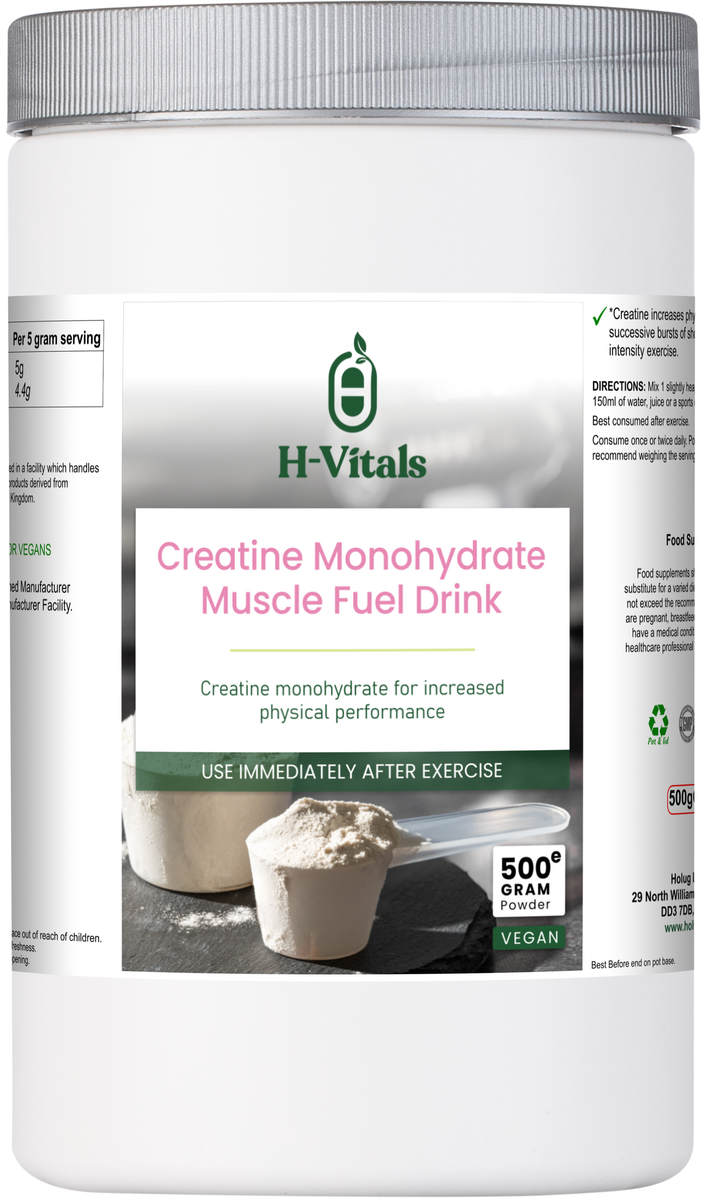 Creatine Monohydrate Muscle Fuel Drink