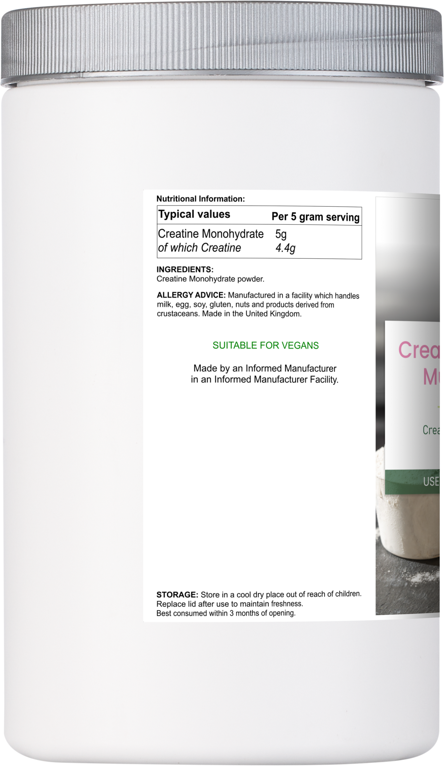 Creatine Monohydrate Muscle Fuel Drink