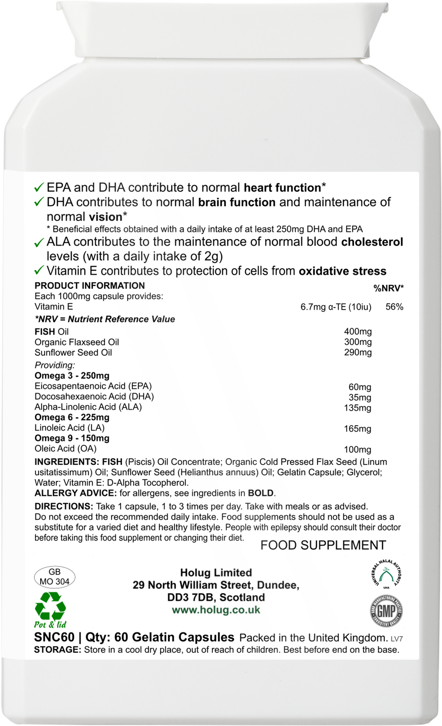 Omega 3-6-9 Olis